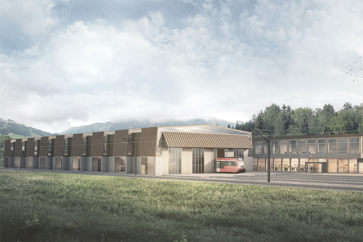 Neubau Servicezentrum Appenzeller Bahnen 